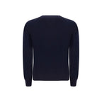 Blue Fleece Wool Sweatshirt