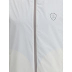 White Polyamide Sleveless Jacket