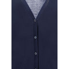 Blue Cashmere Cardigan