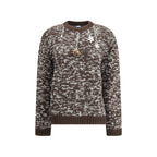Brown Fleece Wool Sweatshirt