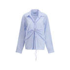 Blue Cotton Dress Shirt