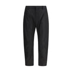 Black Recycled Polyamide Casual Pants