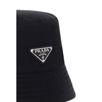 Black Polyamide Bucket Hat