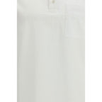 White Cotton Polo Shirt