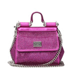 Pink Satin Handbag