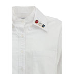 White Cotton Dress Shirt