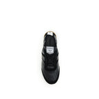 Black Goatskin Athletic Sneakers