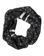 Black Crown Cashmere Neck Wrap Shawl Scarf