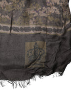 Brown Camouflage Modal Men Shawl Scarf