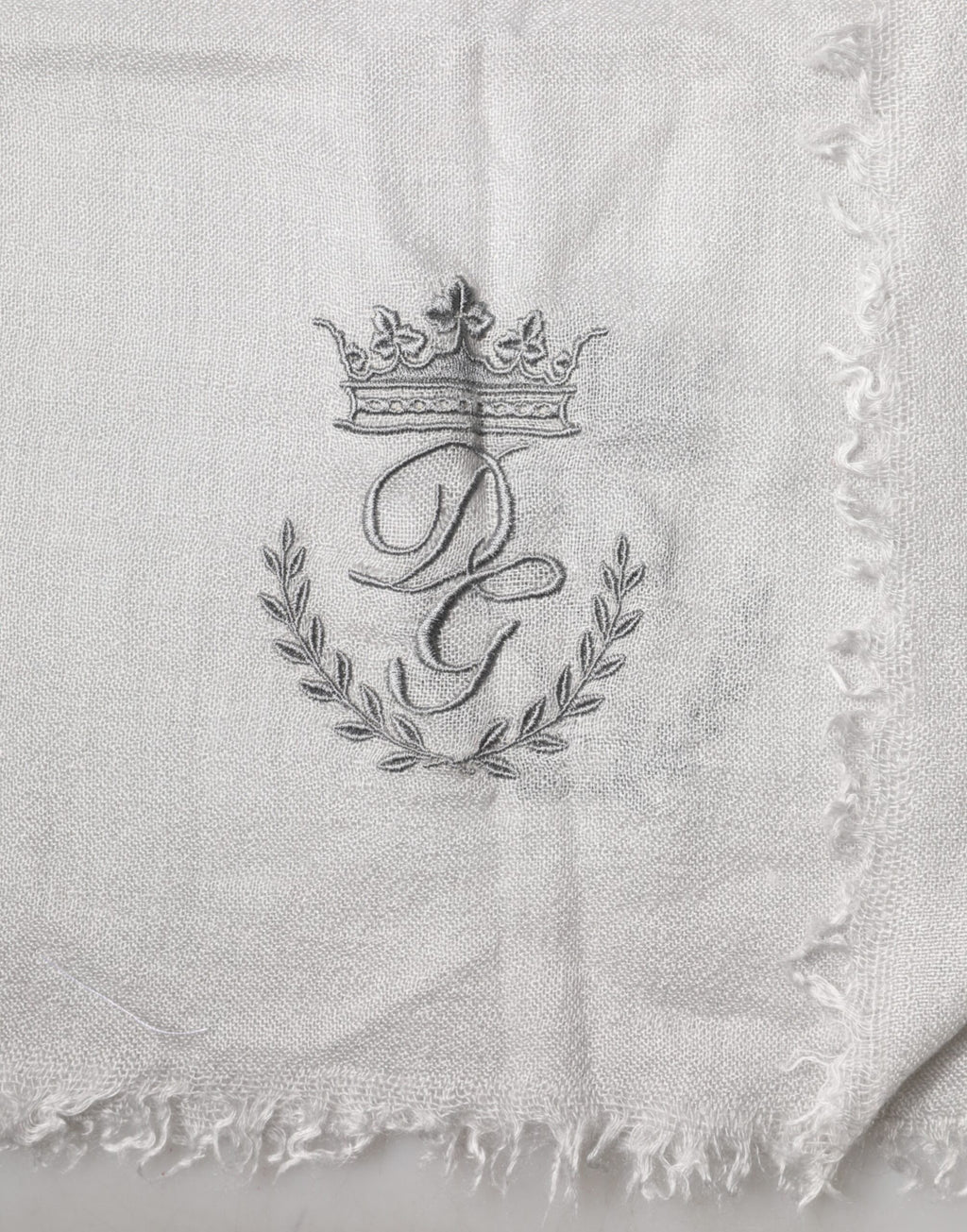 Gray Cashmere Knit Neck Wrap Shawl Scarf