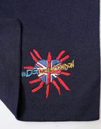 Blue Wool DG Loves London Neck Wrap Scarf