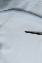 Light Blue Cashmere Knitted Shawl Scarf