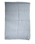 Light Blue Cashmere Knitted Shawl Scarf