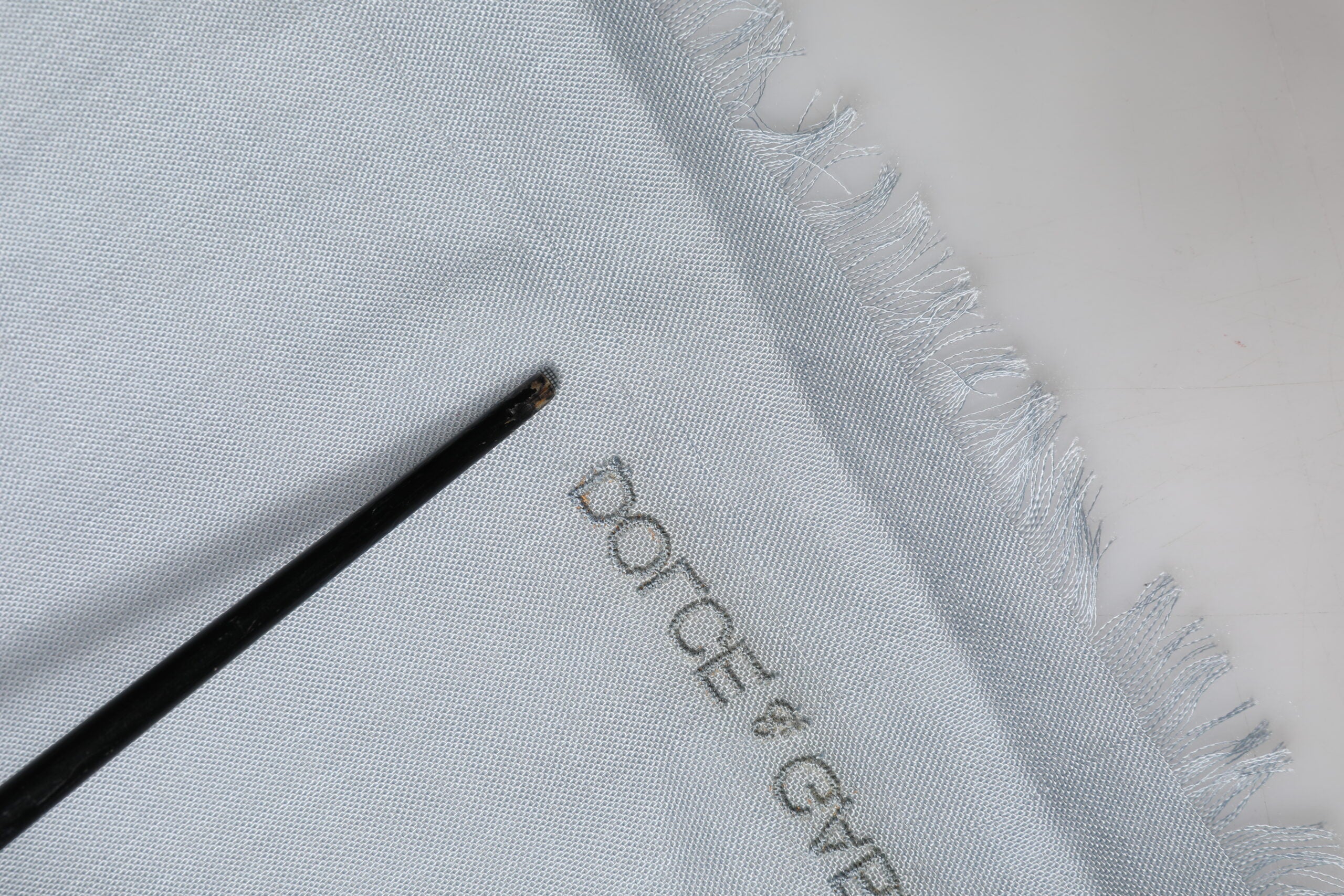 Light Blue Cashmere Knit Neck Wrap Scarf