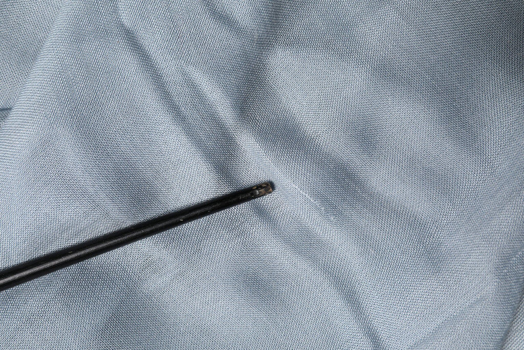 Light Blue Cashmere Knit Neck Wrap Scarf