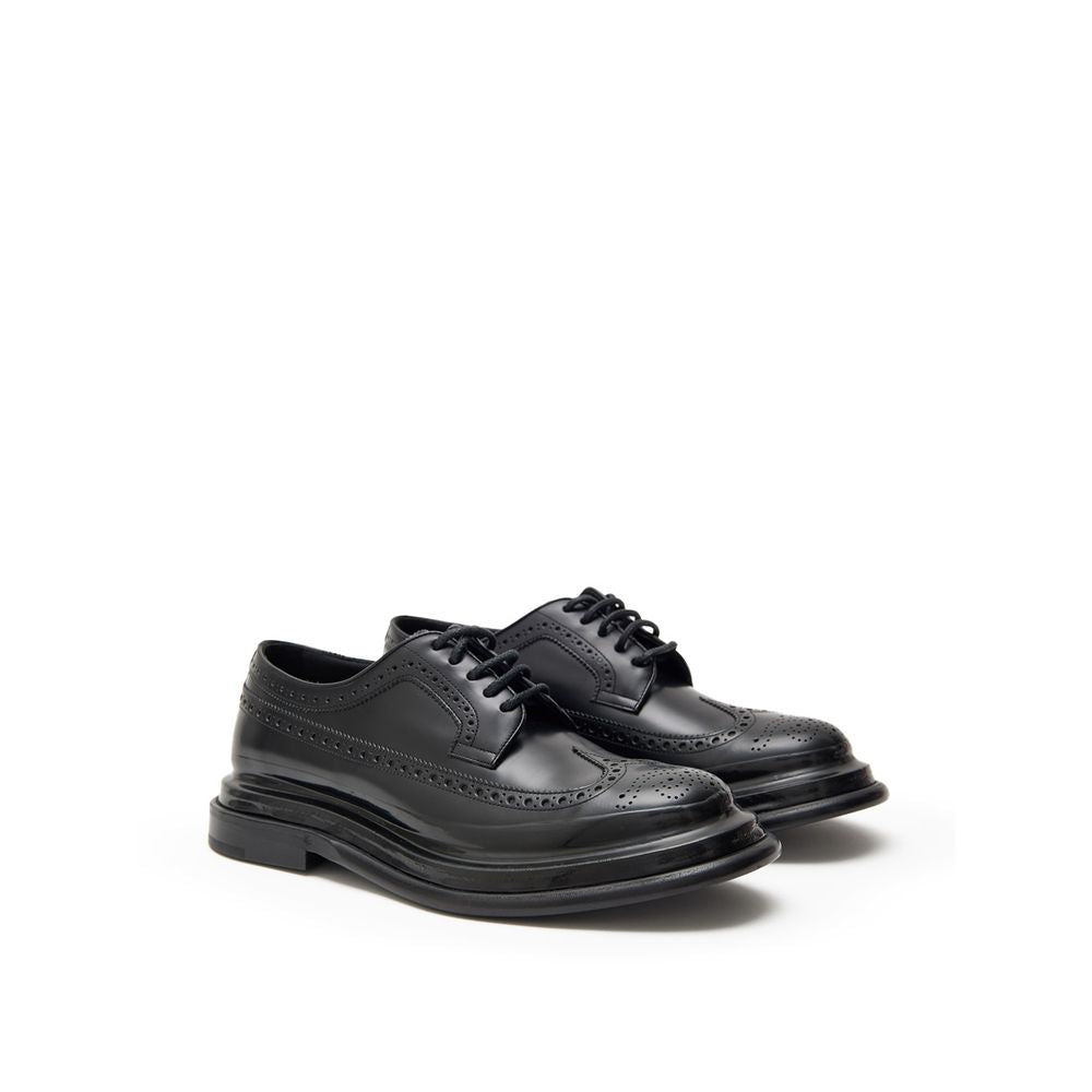 Black Leather Moccassin