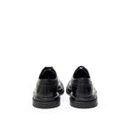 Black Leather Moccassin