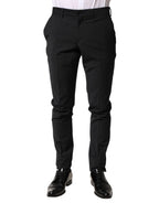 Black Wool Formal Dress Men Trouser Pants