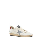 Beige Calf Leather Bos Taurus Low Top Sneakers