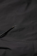 Black Mid Waist Men Tapered Dress Trouser Pants