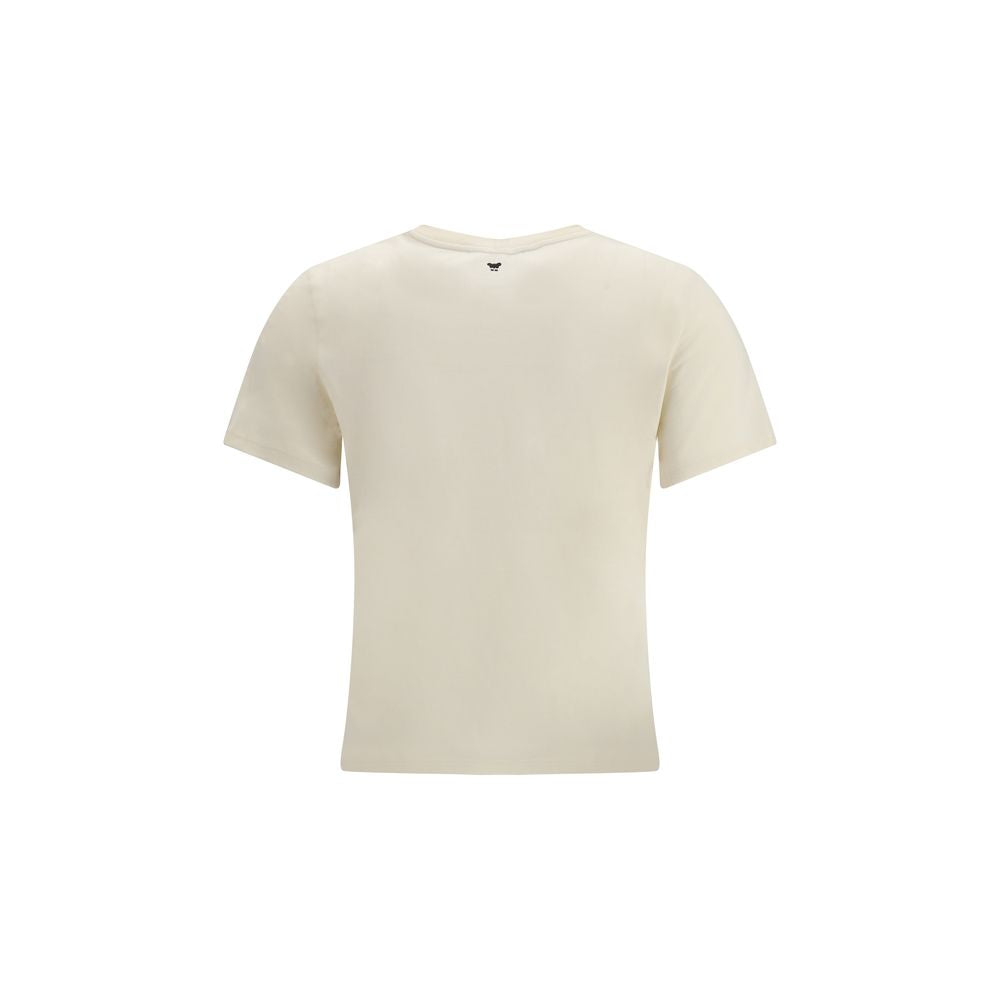Beige Cotton T-Shirt