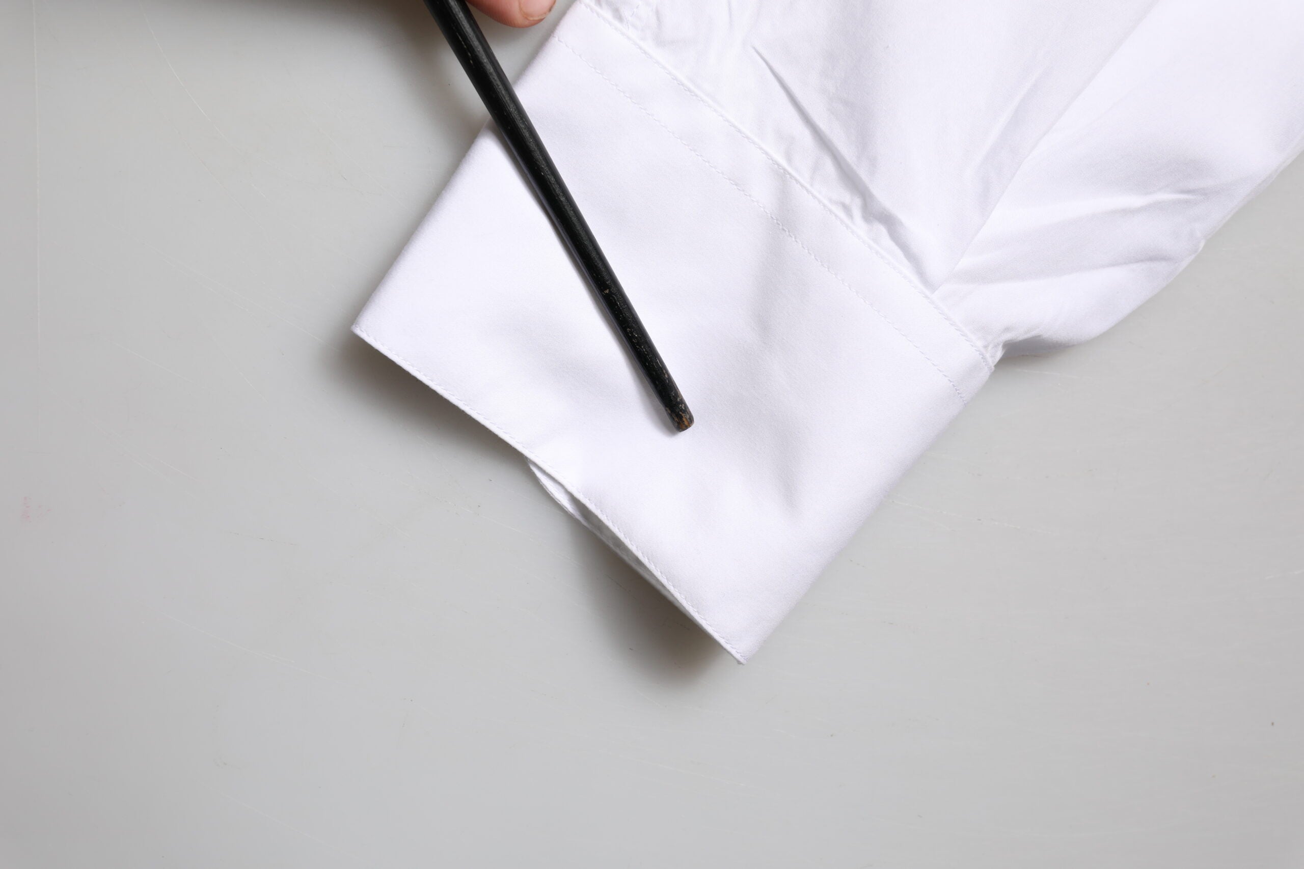 White GOLD Long Sleeves Formal Dress Shirt