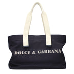 Blue Fabric Shoulder Bag