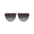 Brown Metal Sunglasses