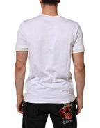 White Cotton Pocket Short Sleeves T-shirt