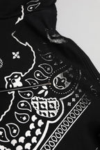 Black Bandana Hooded Men Sweatshirt Sweater