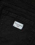 Black Cotton Skinny Denim Trouser Jeans