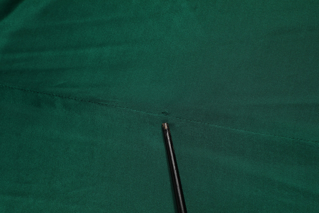 Dark Green High Waist Midi Skirt Pencil Cut Pleated