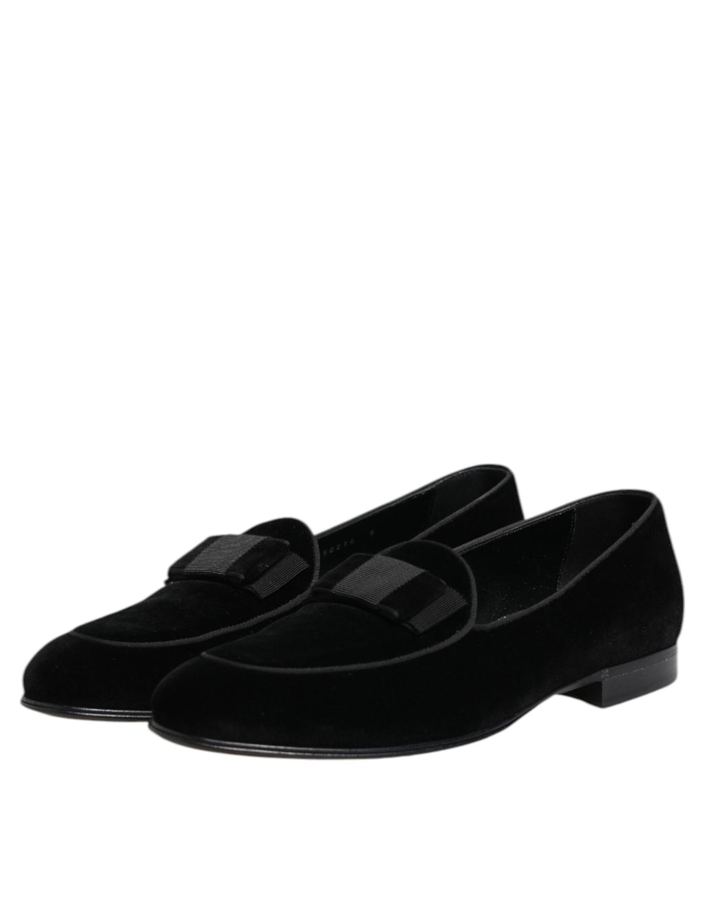 Black Velvet Slip On Loafers Formal Men Shoes