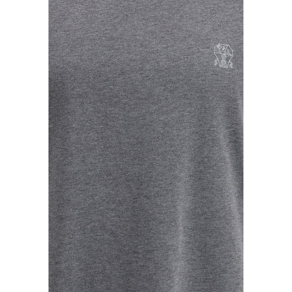 Gray Cotton T-Shirt