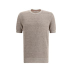 Beige Linen T-Shirt