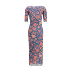 Multicolor Polyamide Casual Dress