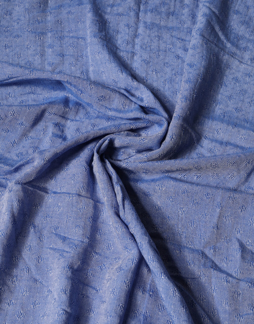 Blue Lace Stole Cotton Neck Wrap Shawl Scarf