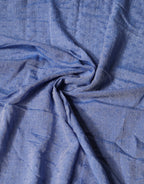 Blue Lace Stole Cotton Neck Wrap Shawl Scarf