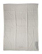 White Cashmere Knit Neck Wrap Shawl Scarf