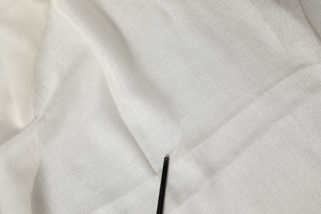 White Cashmere Knit Neck Wrap Shawl Scarf