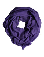 Purple Lace Stole Cotton Wrap Shawl Scarf