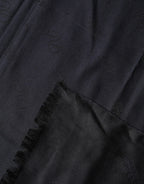 Black Lace Stole Silk NeckWrap Shawl Scarf