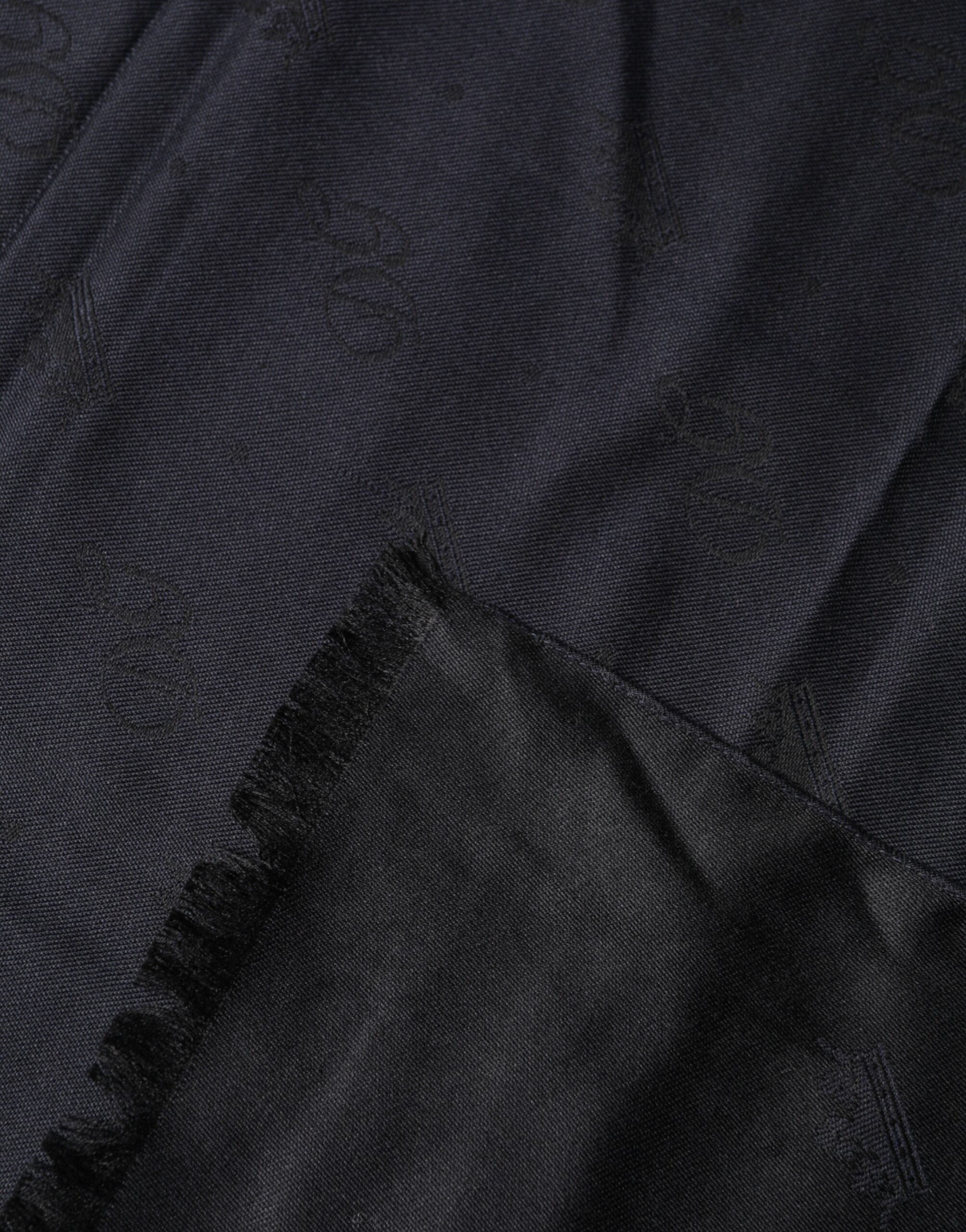 Black Lace Stole Silk NeckWrap Shawl Scarf