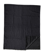 Black Lace Stole Silk NeckWrap Shawl Scarf