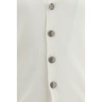 White Cotton Cardigan