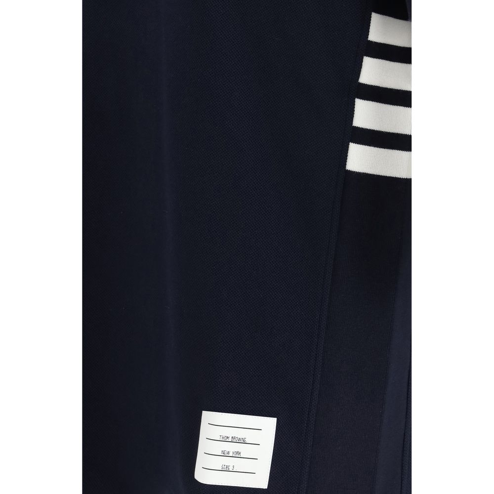 Blue Cotton Polo Shirt