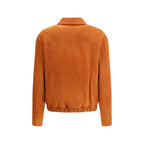 Multicolor Calf Leather Bos Taurus Leather Jacket