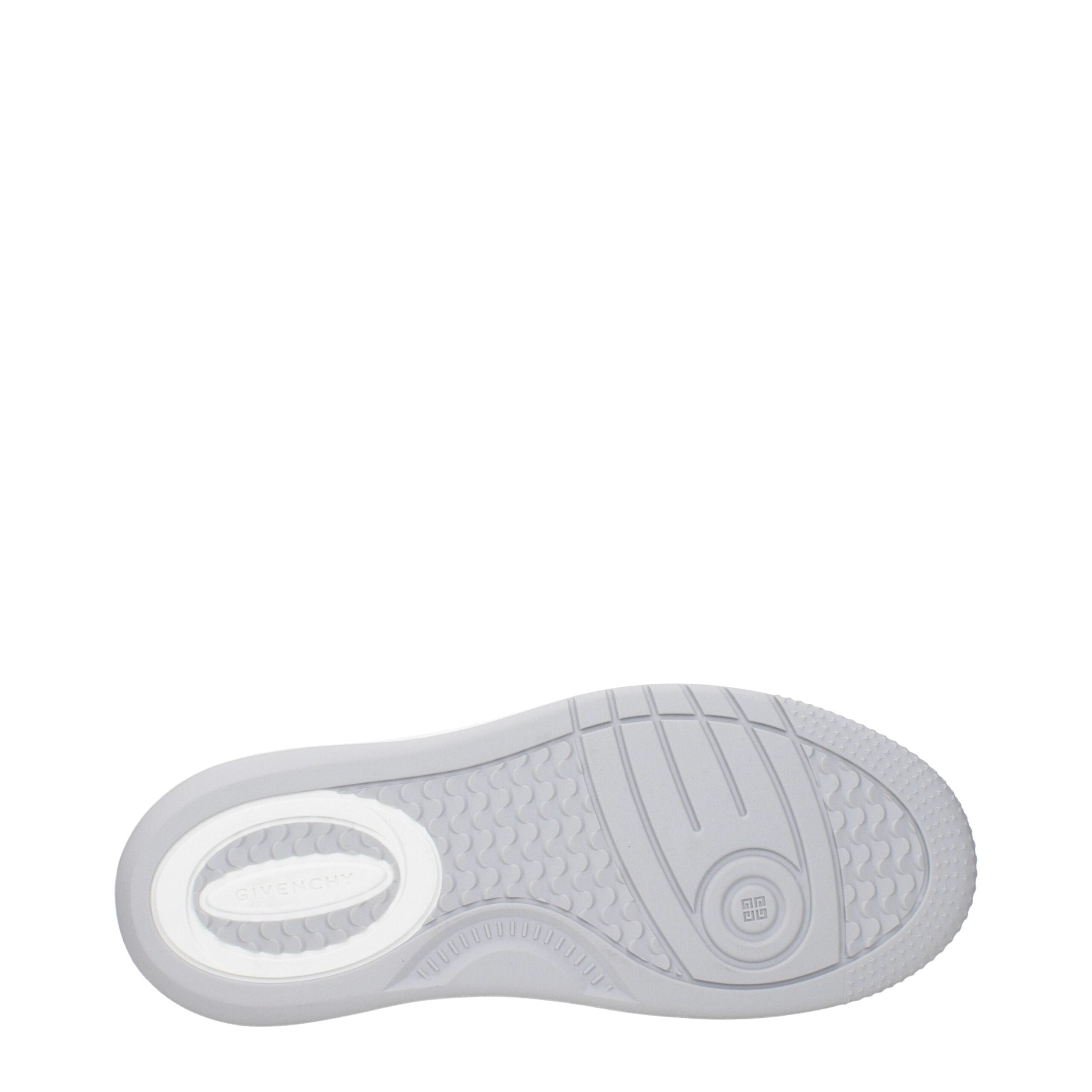 White Leather Low Top Sneakers