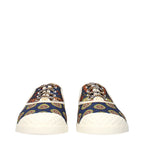 Multicolor Fabric Low Top Sneakers