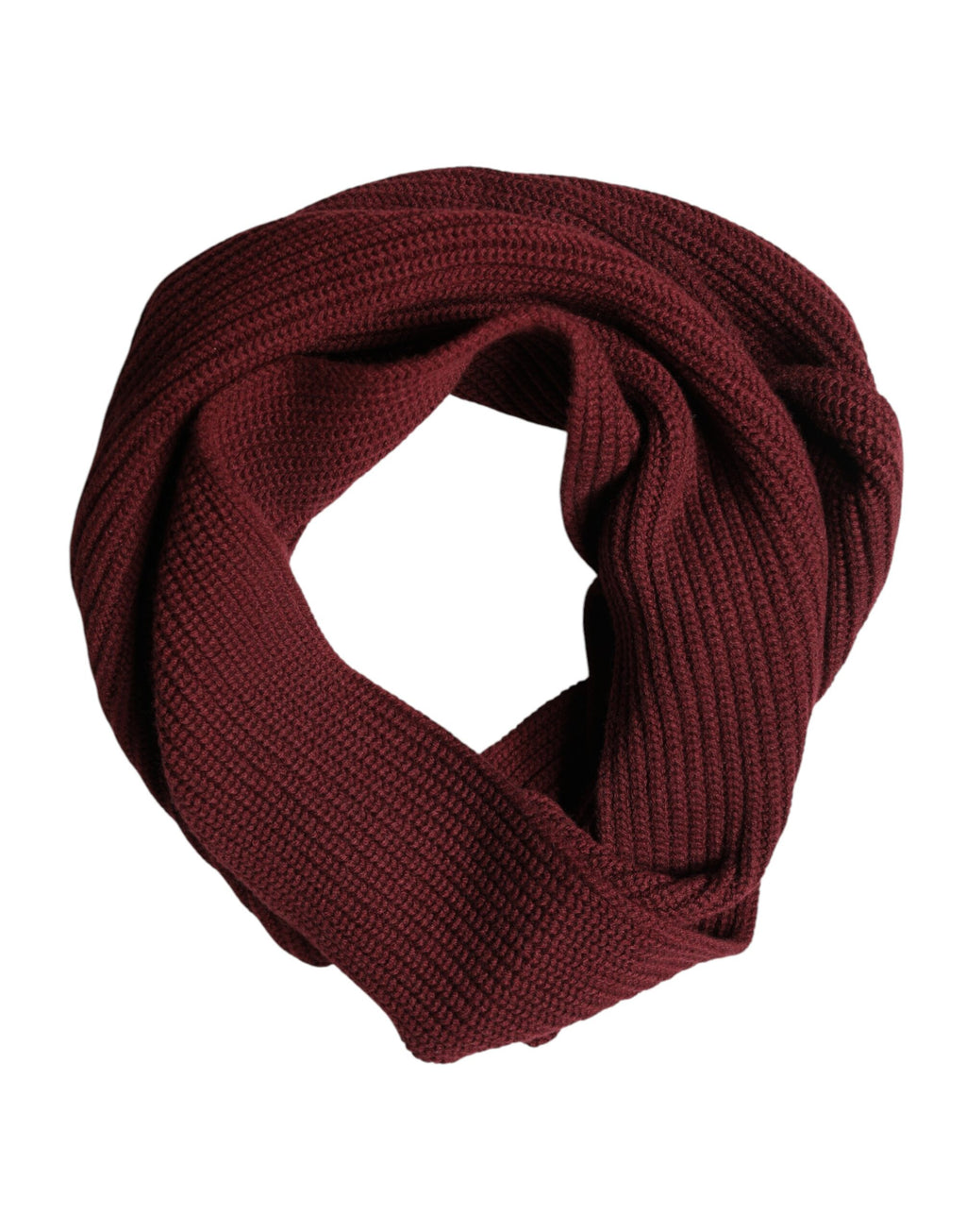 Maroon Cashmere Knitted NeckWrap Shawl Scarf